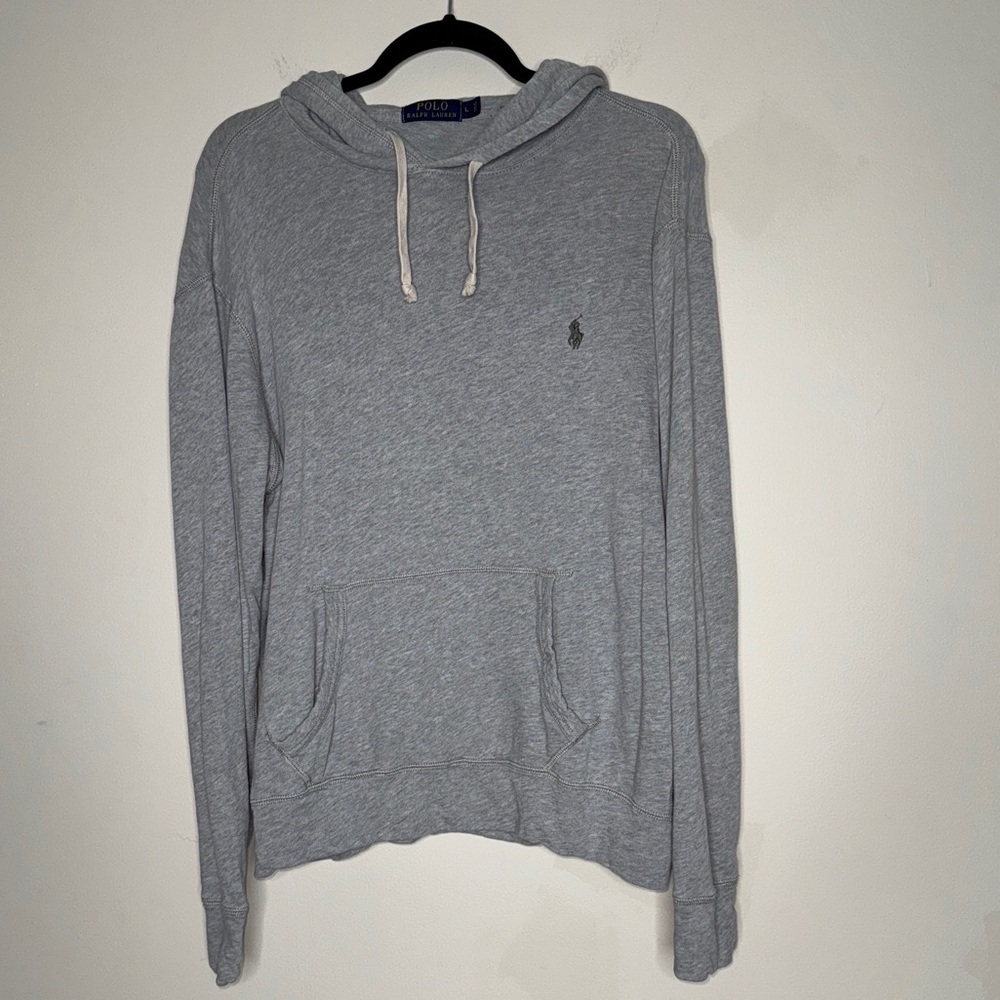 Polo Ralph Lauren Men’s Gray Hoodie Sweatshirt Size L